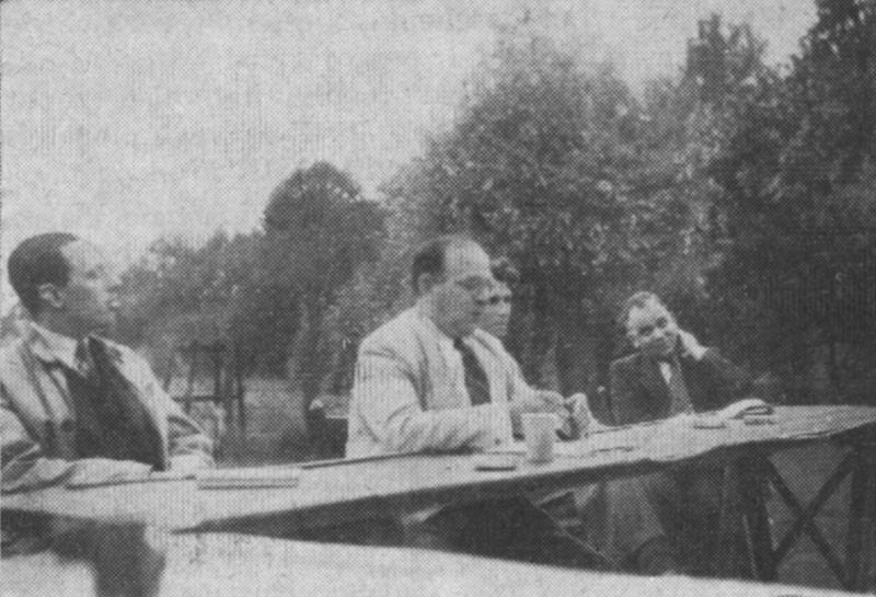 Henk Korthals op het zomerkamp van 1950