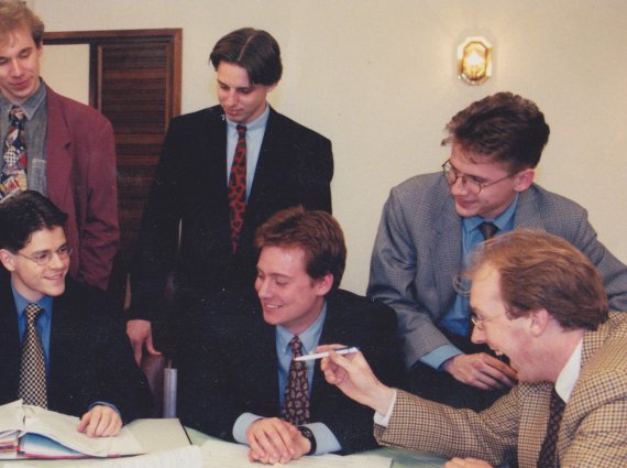 JOVD-ers op het congres van maart 1996.