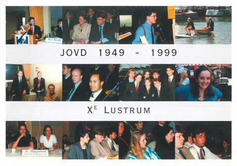 Omslag 'JOVD 1949-1999 Xe Lustrum'