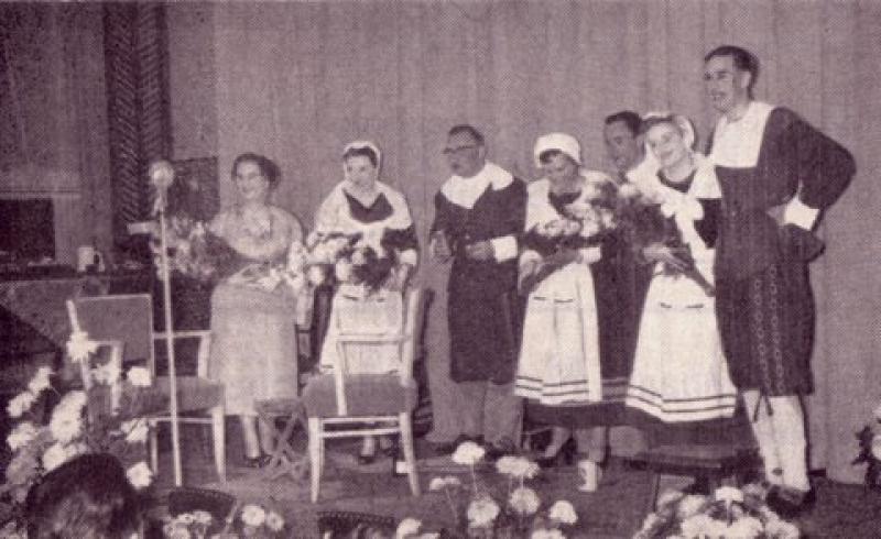Cabaret op het lustrumcongres van 1954