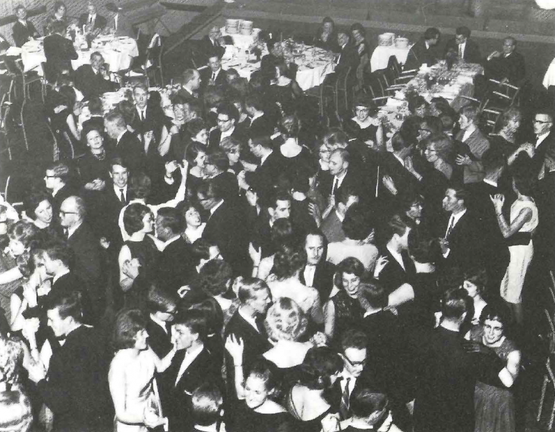 Drukte op het lustrumcongres van 1964