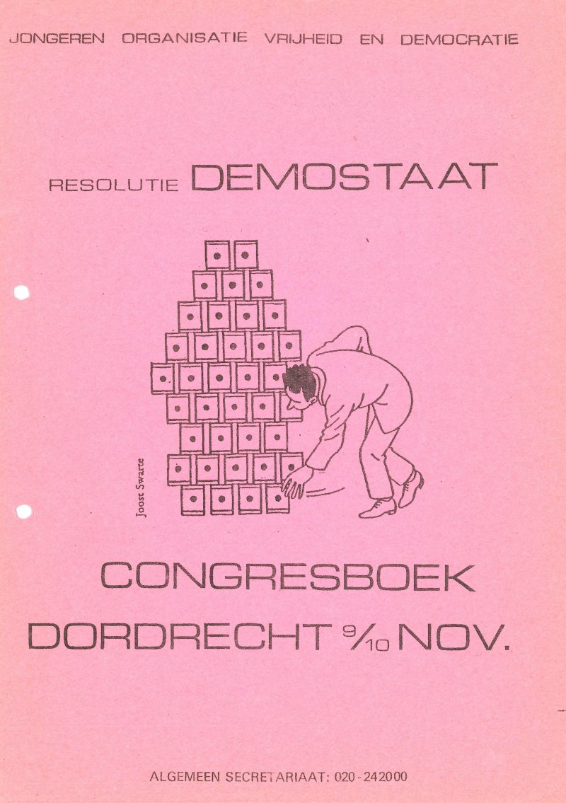 Het congres in 1985 behandelde de resolutie Demostaat.