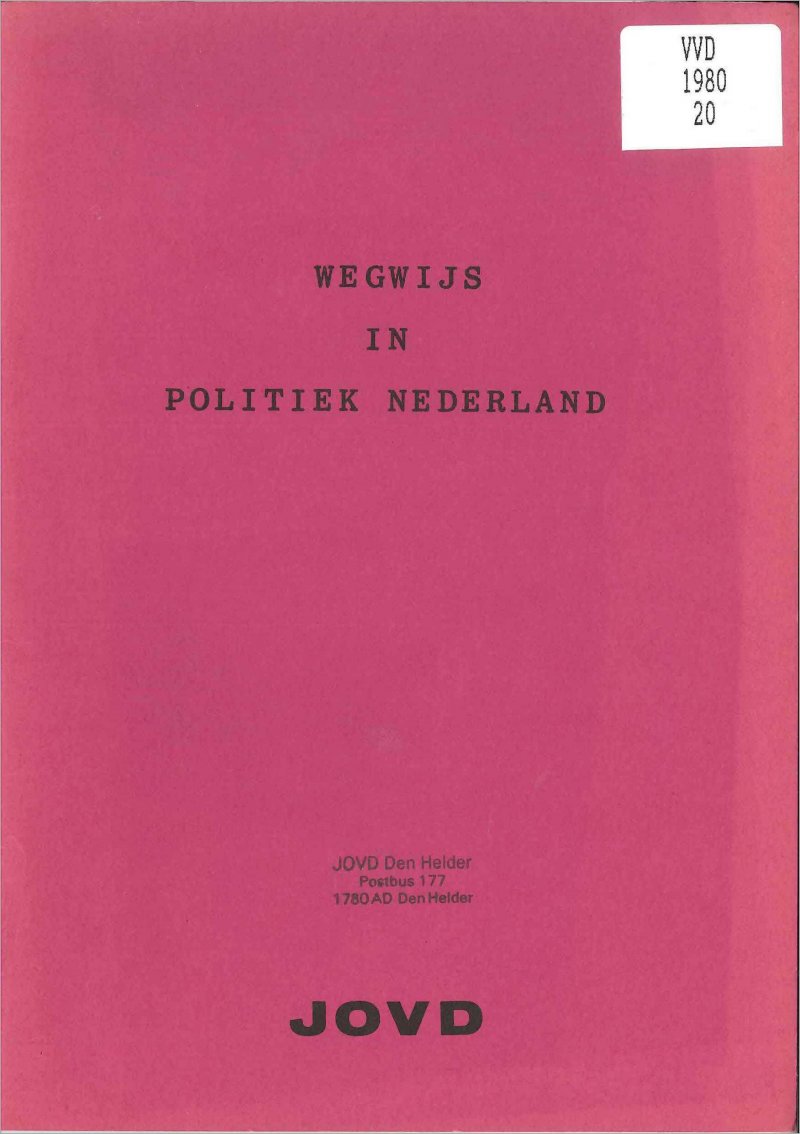 JOVD-brochure, 1980. JOVD-brochure, 1980.