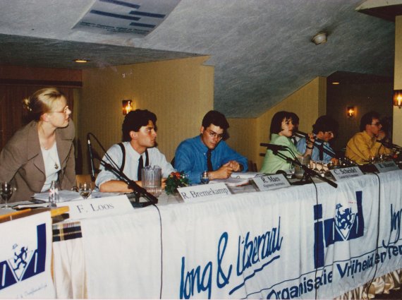 Het hoofdbestuur op het congres 20-21 juni 1997 te Akersloot.